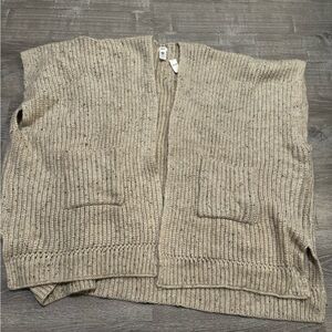 Aerie Cardigan Sweater Women Size OS Oatmeal Oversize